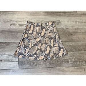 H&M snake skin print, miniskirt size S